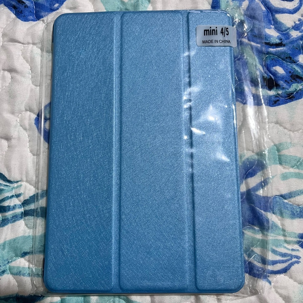 New iPad mini 4-5 case in blue